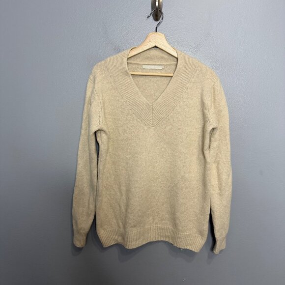 One Grey Day Sweaters - ONE GREY DAY danny v neck pullover long sweater in cream size S